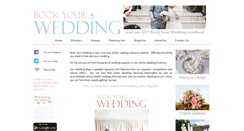 Desktop Screenshot of bookyourwedding.co.uk